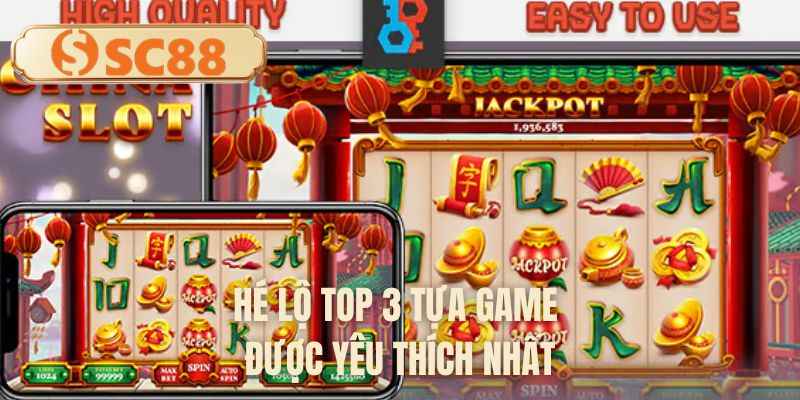 Hé lộ top 3 tựa game được yêu thích nhất