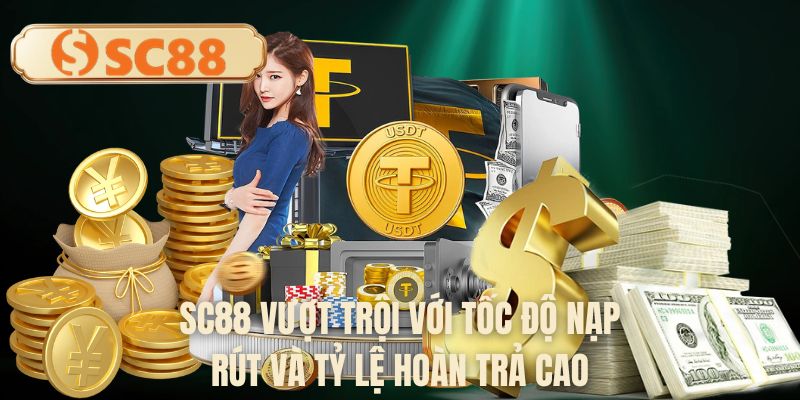 SC88 vượt trội với tốc độ nạp rút và tỷ lệ hoàn trả cao